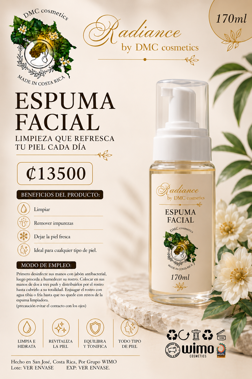 Espuma Facial PH 5,5